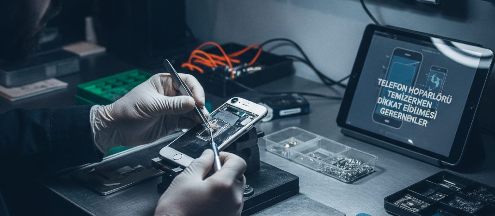 Telefon hoparlörünü temizleyen bir kişi, cihaz ömrünü uzatma ipuçları