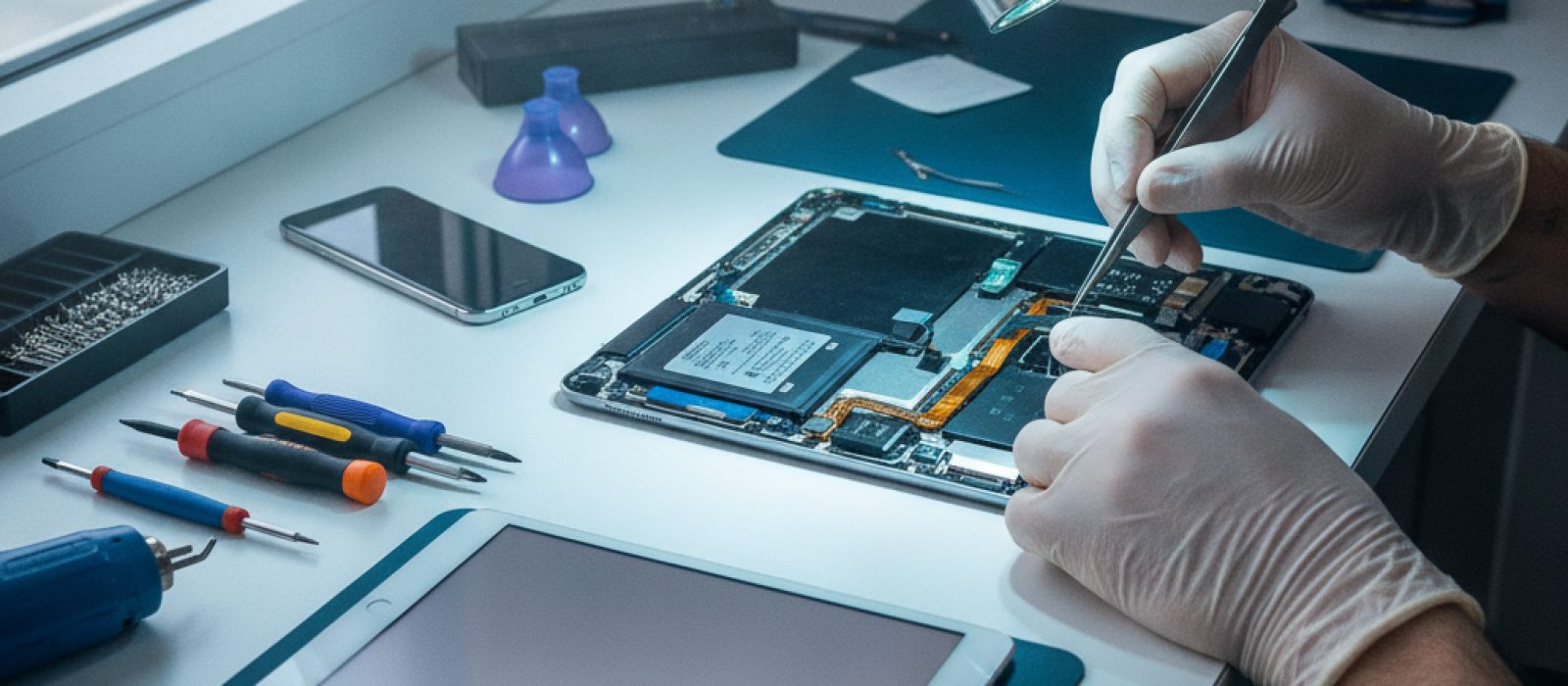 iPad ekranında çevrim içi toplantı uygulaması açık, verimli toplantı ipuçları gösteriliyor