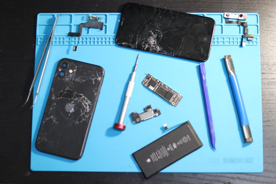 iPhone veya iPad ekranında bildirim ayarları menüsü açık, dijital yorgunluğu azaltma konsepti