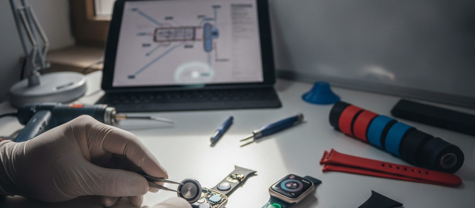 Apple Watch sağlık takibi ekranı, kalp atışı ve aktivite halkaları gösteriyor