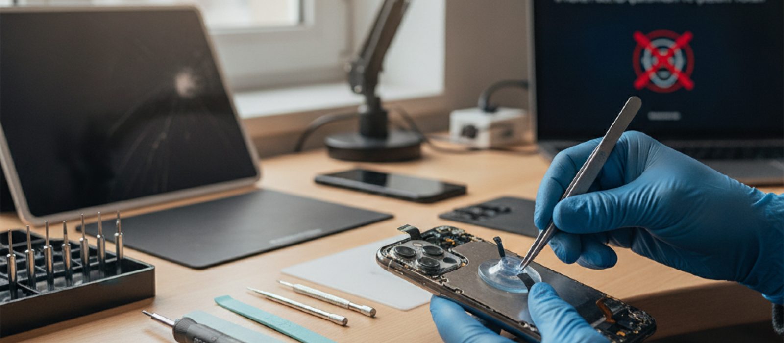 Face ID'si çalışmayan iPhone ekranı ve TrueDepth kamera sistemi