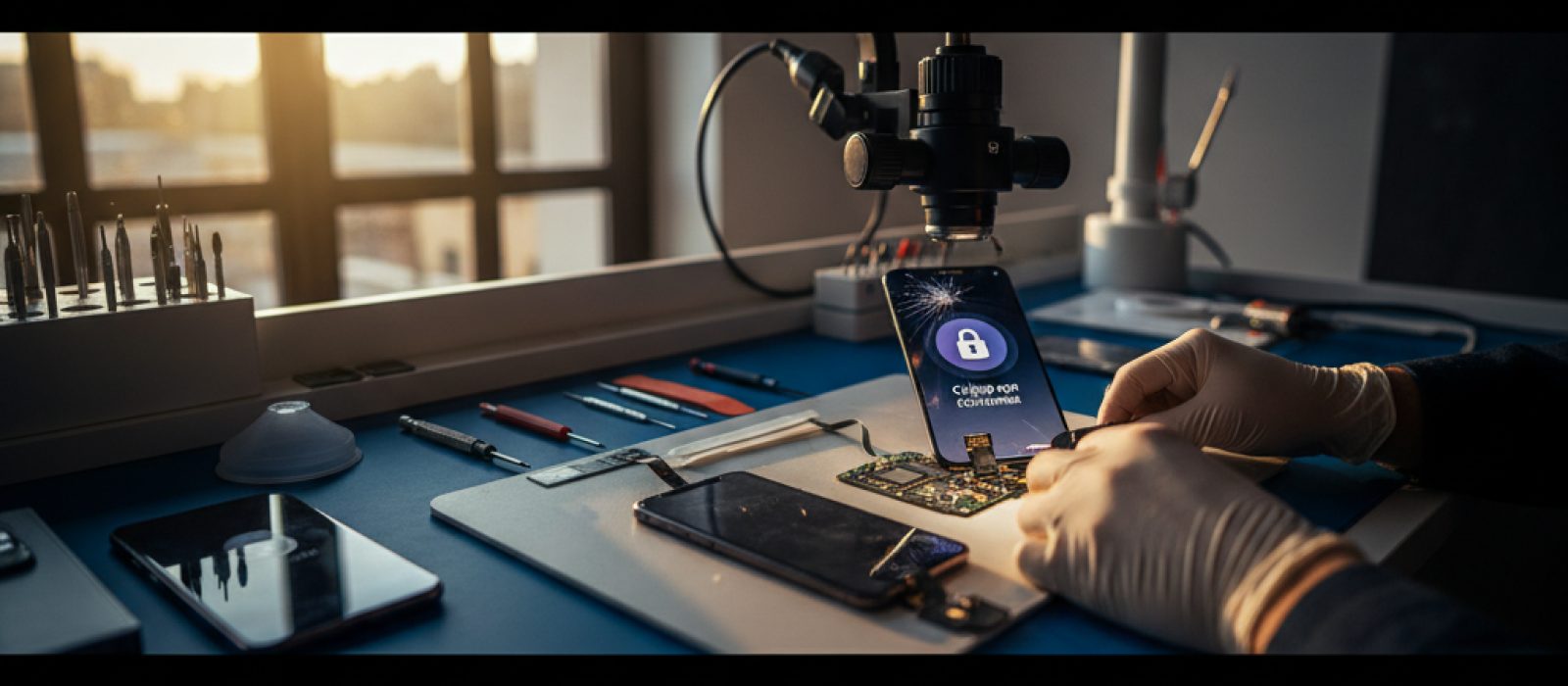 iPhone ekranında Çalınan Aygıt Koruması ayarları ve güvenlik kilidi simgesi