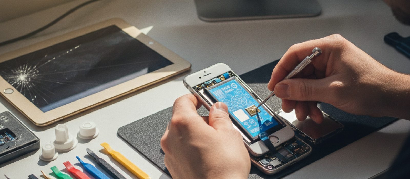 Eski bir iPhone ve iPad'i hızlandırmak için ipuçları gösteren bir masaüstü düzeni